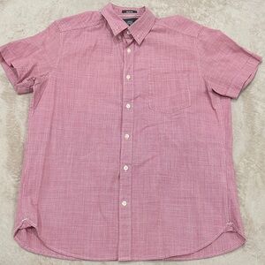 Men's Pink Button-Down Shirt
